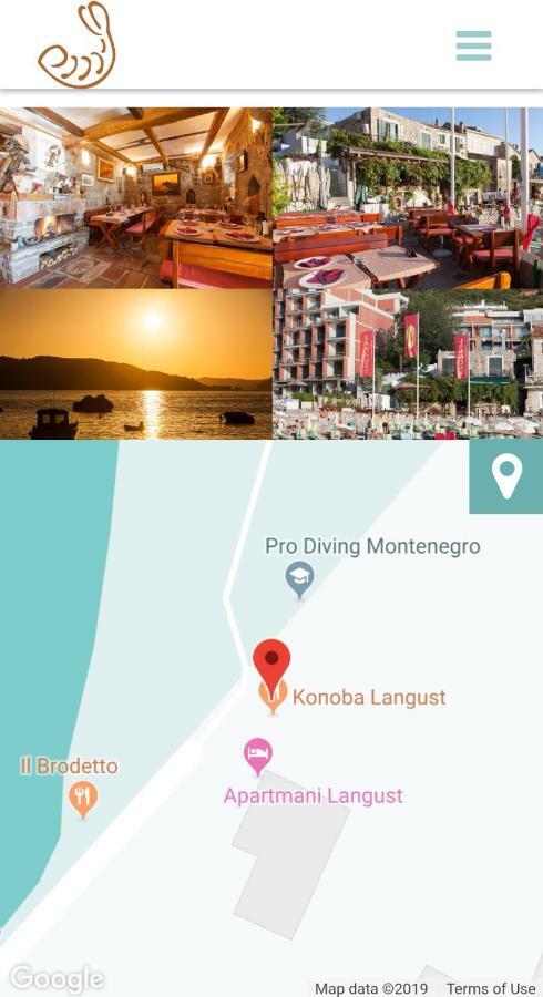 Apartmán Langust - Free Parking Sveti Stefan Exteriér fotografie